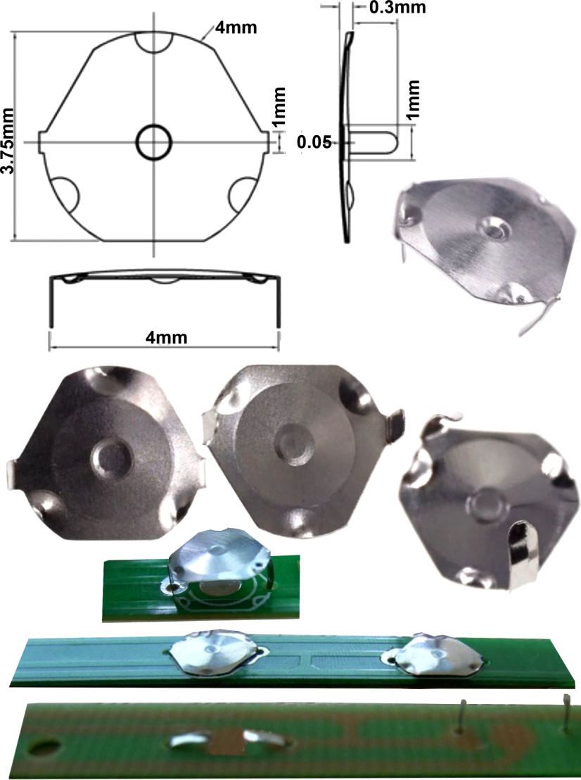 /Teclas membrana Triangular Legs